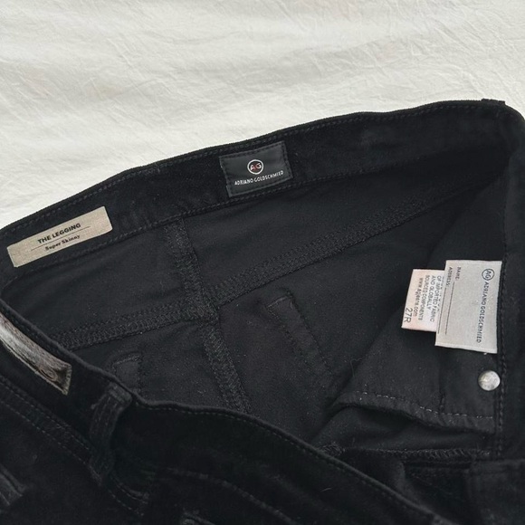 AG Jeans Velvet Low Rise Skinny Jeans - Picture 7 of 8